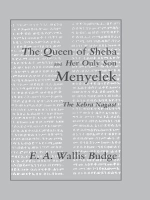 cover image of The Queen of Sheba and her only Son Menyelek